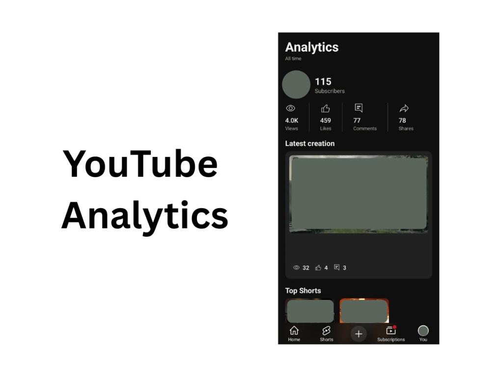 Check youtube subscribers from app
