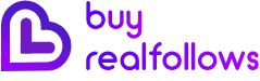 BuyRealFollows logo (wordmark)