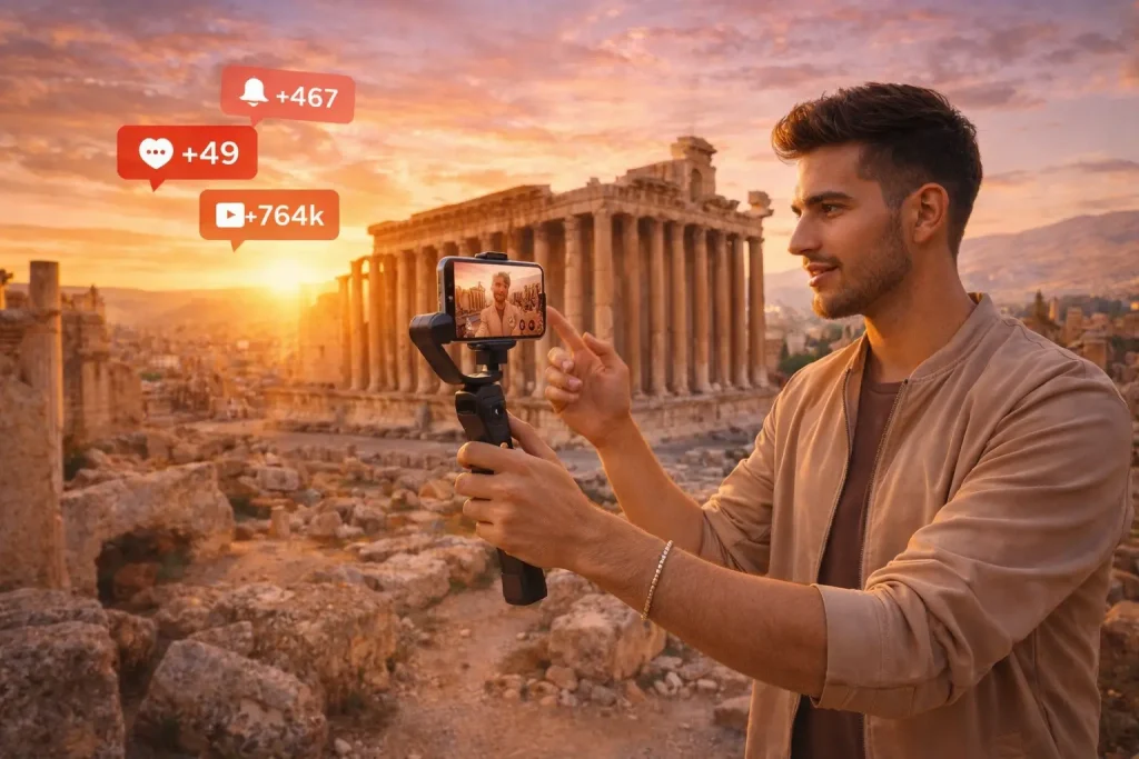 a man taking a picture of a building a man taking a picture of a building
