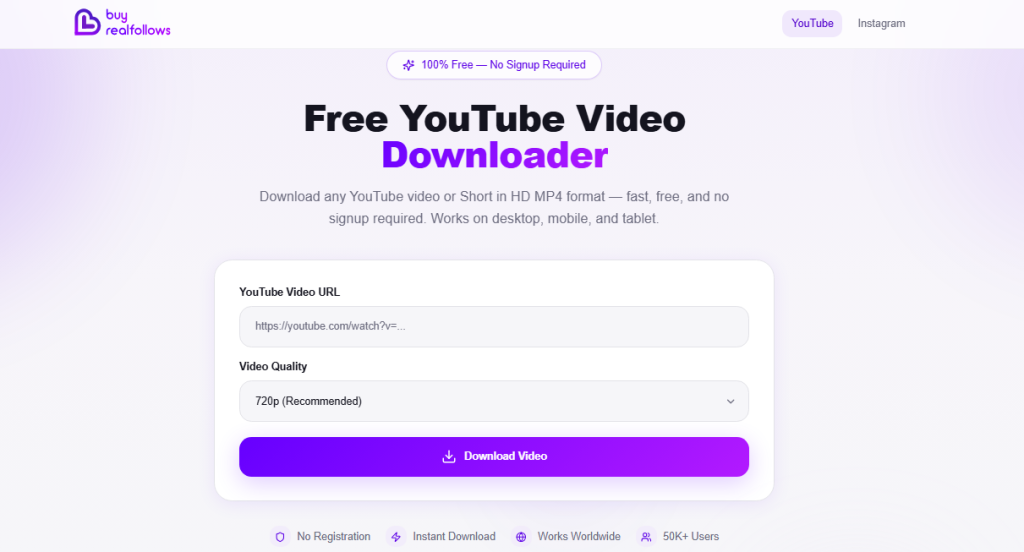 a screenshot of a video downloader a screenshot of a video downloader