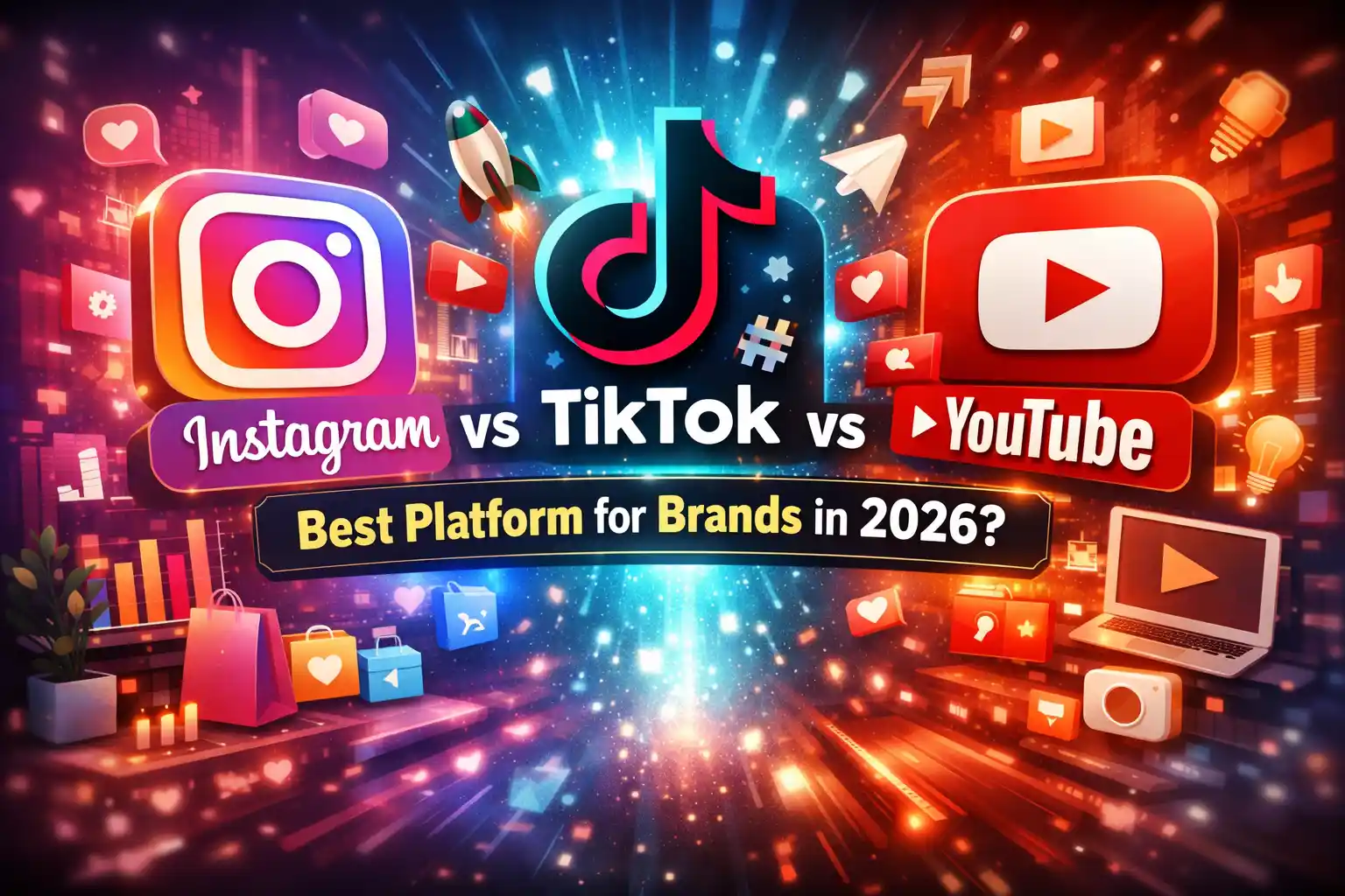 strengths of Instagram, TikTok, and YouTube