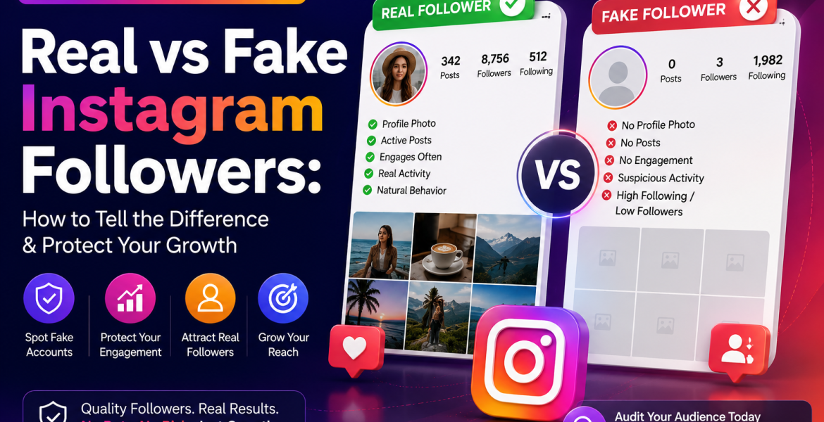 Real vs Fake Instagram Followers Real vs Fake Instagram Followers