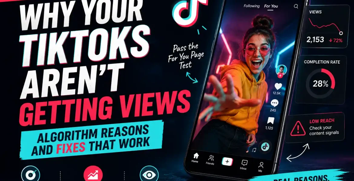 TikToks Aren&rsquo;t Getting Views
