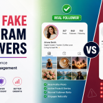 Comparison of real and fake Instagram followers Comparison of real and fake Instagram followers